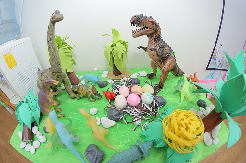 thí nghiệm trứng khủng long