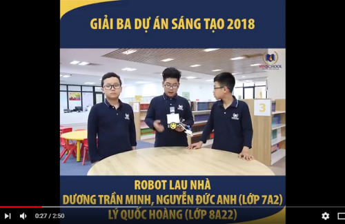 “Robot lau nhà” made by Vinsers