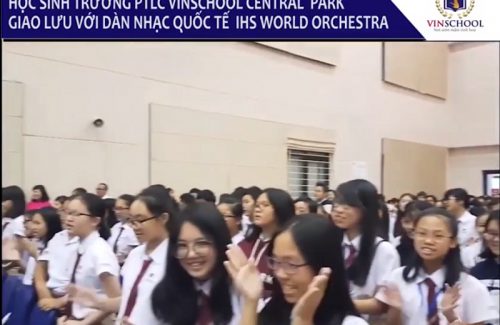 (HCMC) IHS World Orchestra visits Vinschool