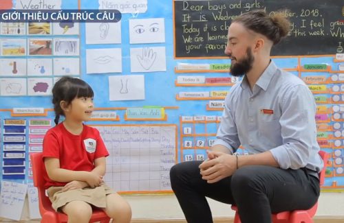 How students in Vinschool Kindergarten learn English?