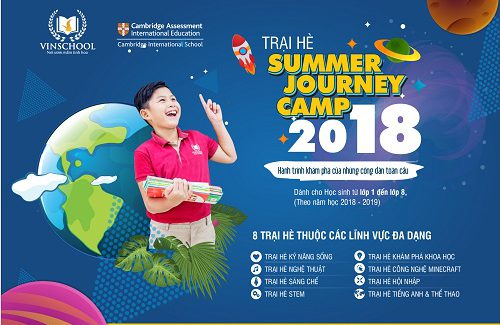 Thông báo Trại hè “Summer Journey Camp” 2018 của Vinschool