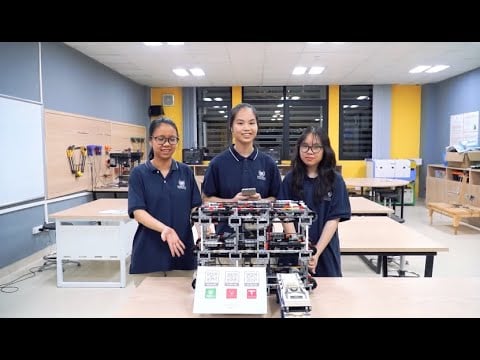 Mô hình robot đạt thưởng “kép” của Vinser tại World Robot Olympiad 2020