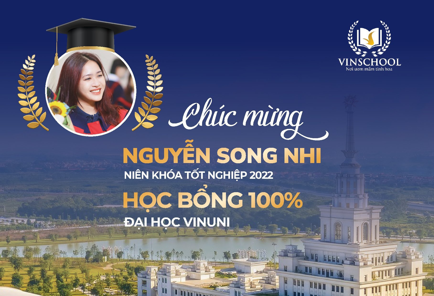 A brief chat with Nguyen Song Nhi – the talented Vinser who obtained a 100% VinUni scholarship