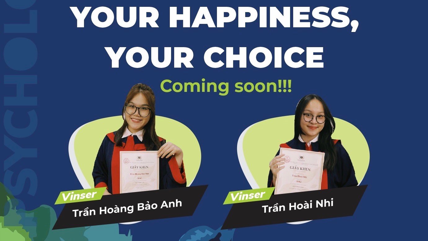 Talk Psychology 2022-2023: Vinser shares: “Your happiness, your choice”