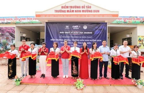 EDURUN returns to Dien Bien, extending dream of building spacious schools for highland children