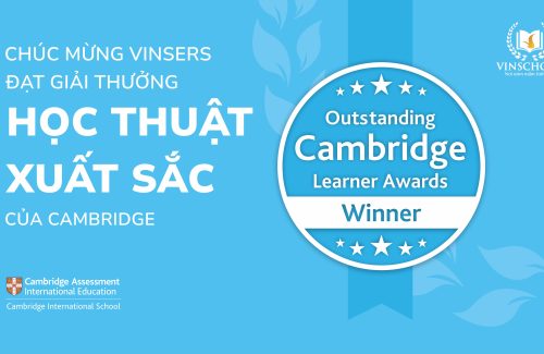 Honoring 8 outstanding Vinschool students who achieved the highest Cambridge scores in Vietnam