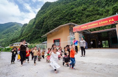 Inauguration of Sảng Pả Kindergarten (Hà Giang) Funded by EDURUN 2022