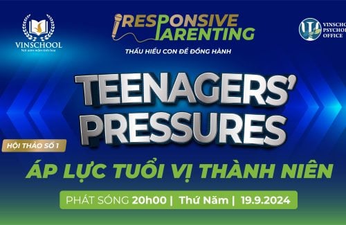 Broadcast of the first “Responsive Parenting” workshop – Teenagers’ Pressures