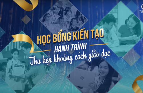 Hành trình 4 năm Học bổng Kiến tạo – Lan tỏa tri thức và lòng nhân ái