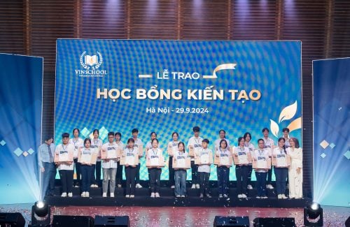 Lễ trao Học bổng Kiến tạo 2024 – Khởi đầu hành trình mới cho học sinh có hoàn cảnh khó khăn