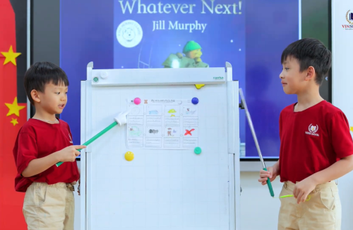 Học sinh Mầm non Vinschool sử dụng “Bản đồ” để “kể lại câu chuyện” như thế nào?