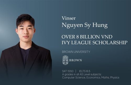Vinser Nguyễn Sỹ Hưng Secures Ivy League Scholarship Worth Over 8 Billion VND: A Determined Journey from Passion to Brown University