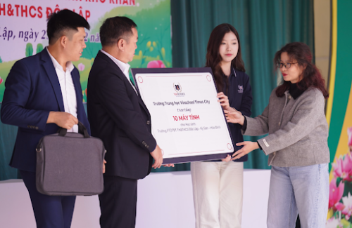 Lan tỏa yêu thương: Chuyến thiện nguyện ý nghĩa của Trường Trung học Vinschool Times City tại Kỳ Sơn, Hòa Bình