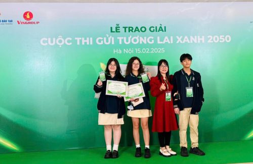 VINSERS STAR TỎA SÁNG TẠI CUỘC THI “GỬI TƯƠNG LAI XANH 2050”!