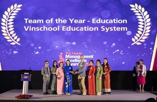 Vinschool nhận thêm giải thưởng quốc tế danh giá “Đội Ngũ Lãnh Đạo Xuất Sắc”