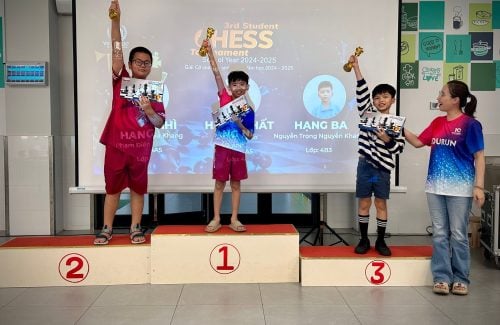 GIẢI CỜ VUA HỌC SINH TIỂU HỌC VINSCHOOL GRAND PARK LẦN 3 NĂM HỌC 2024 – 2025