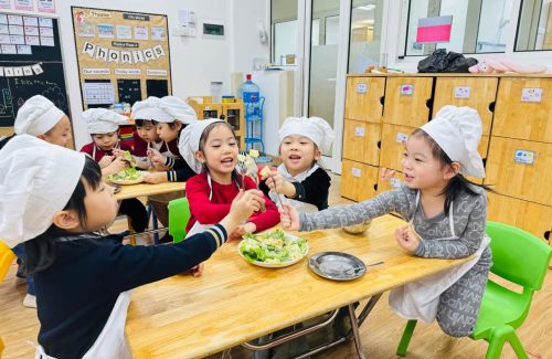 Vinsers Apply Science Into Practice With The “Making Salad” Project