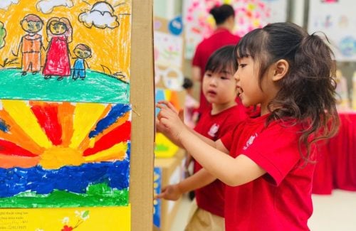 Vinsers Nhí Hóa Thân Thành Những Nghệ Sĩ Đầy Cảm Hứng Trong Ngày Nghệ Thuật Thế Giới