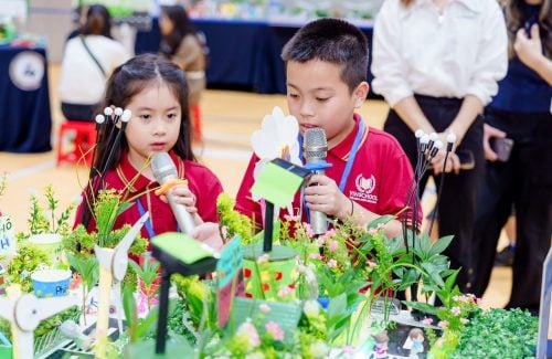 VINSERS METROPOLIS TỎA SÁNG TẠI STEM FAIR 2025 – NHỮNG “NHÀ KIẾN TẠO XANH” NHÍ ĐẦY SÁNG TẠO