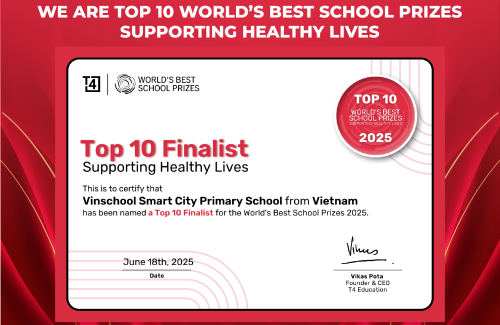 Tiểu học Vinschool Smart City vinh dự lọt Top 10 Trường học Xuất sắc nhất Thế Giới – Tiến thẳng vòng bình chọn Giải Community Choice Award