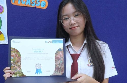 Vinschool Students Champion Humanitarian Message with FAO – A Proud Moment for Vietnam!