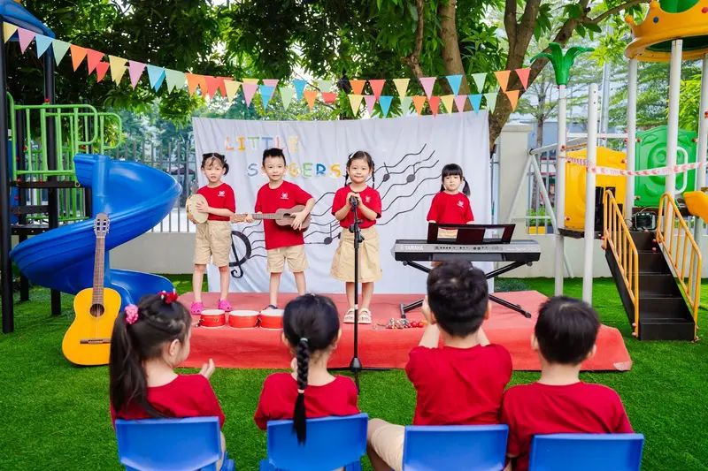 Mầm non Vinschool Thăng Long giúp trẻ học qua chơi và những trải nghiệm thực tế