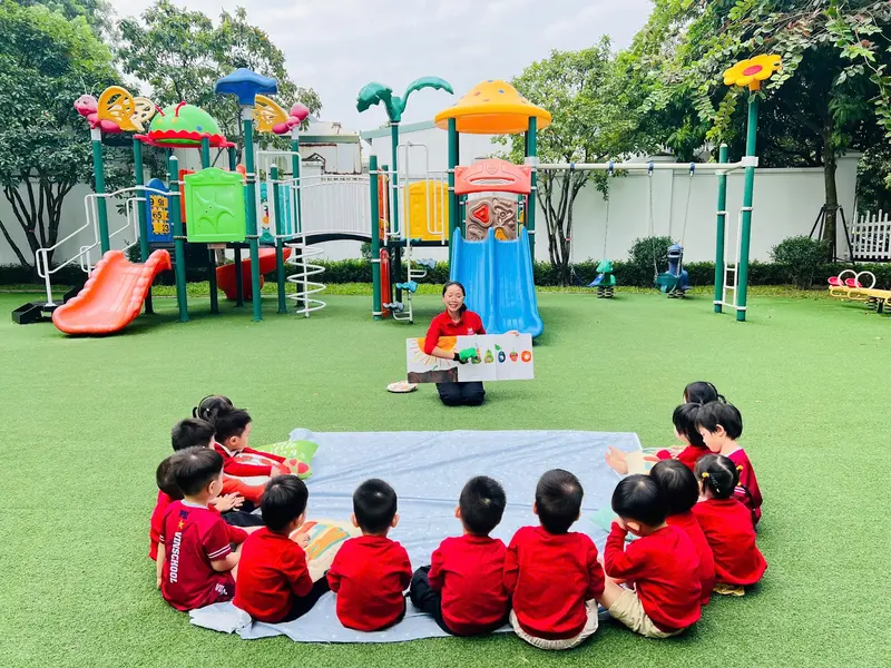 Vinschool Vinhomes Riverside là một trong những cơ sở mầm non chuẩn quốc tế đầu tiên của Vinschool