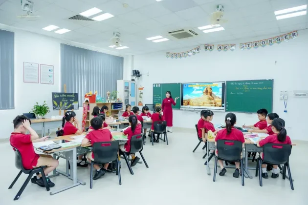Vinschool Thăng Long hệ thống phòng học hiện đại