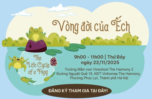 TRẢI NGHIỆM 1 NGÀY LÀM VINSERS – KHÁM PHÁ THẾ GIỚI TỰ NHIÊN QUA “VÒNG ĐỜI CỦA ẾCH”