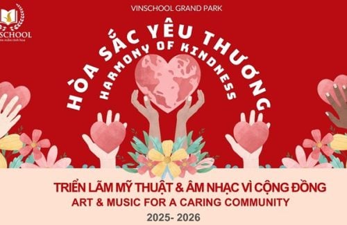 DỰ ÁN LIÊN MÔN MỸ THUẬT – ÂM NHẠC & HOẠT ĐỘNG THIỆN NGUYỆN “HÒA SẮC YÊU THƯƠNG”