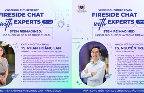 Revealing the Profiles of the 2 Speakers for the Talkshow “STEM Reimagined: What to Learn, What to Excel At, to Go Far in the AI Era”