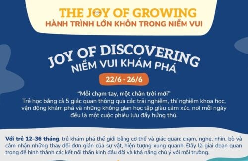 Hành trình 2 “The Joy of Growing”: Niềm vui Khám phá