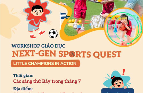 Trải nghiệm giáo dục “Next-Gen Sports Quest” – Little champions in actions